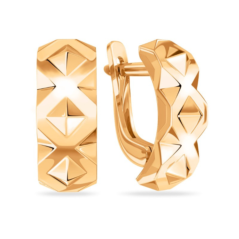 Ювелирное изделие - Серьги из жёлтого золота в магазине Best-Gold 033980