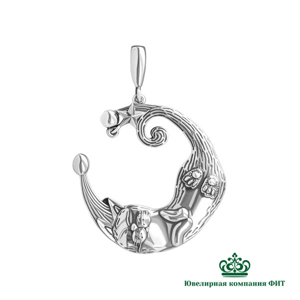 Ювелирное изделие - Подвеска из серебра в магазине Best-Gold 156388