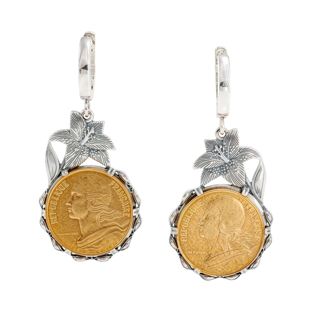 Ювелирное изделие - Серьги из серебра в магазине Best-Gold 153290