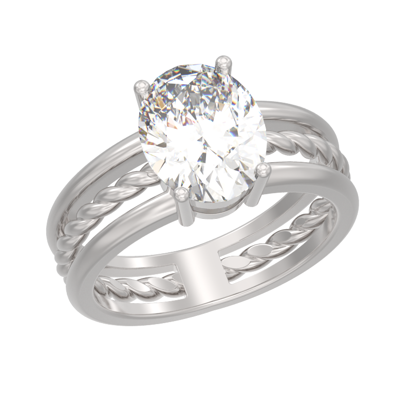 Кольцо из серебра с фианитом Ювелирное изделие - Кольцо из серебра с фианитом в магазине Best-Gold 095936