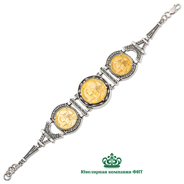Ювелирное изделие - Браслет из серебра в магазине Best-Gold 153297