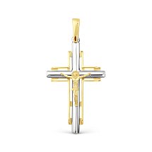 Ювелирное изделие - Крест из желтого золота в магазине Best-Gold 087090