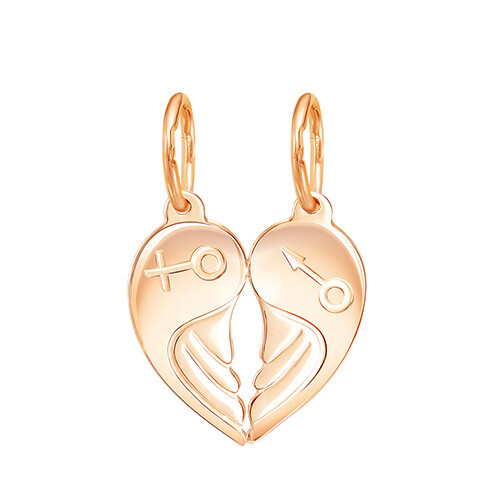 Ювелирное изделие - Подвеска из красного золота в магазине Best-Gold 030111