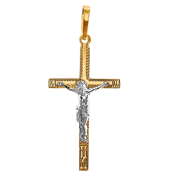 Крест из красного золота Ювелирное изделие - Крест из красного золота в магазине Best-Gold 151736