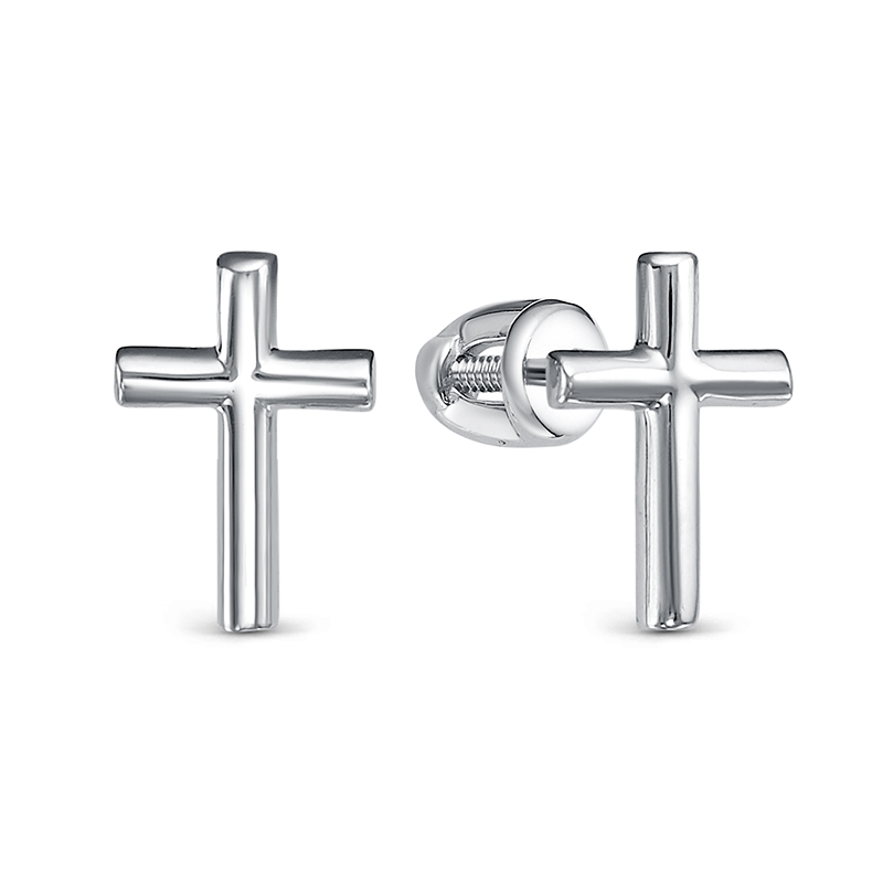 Ювелирное изделие - Серьги из серебра в магазине Best-Gold 146875