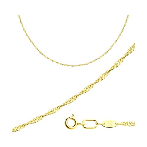 Цепь из желтого золота