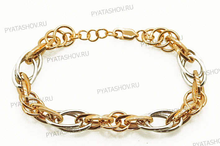Браслет из комбинированного золота