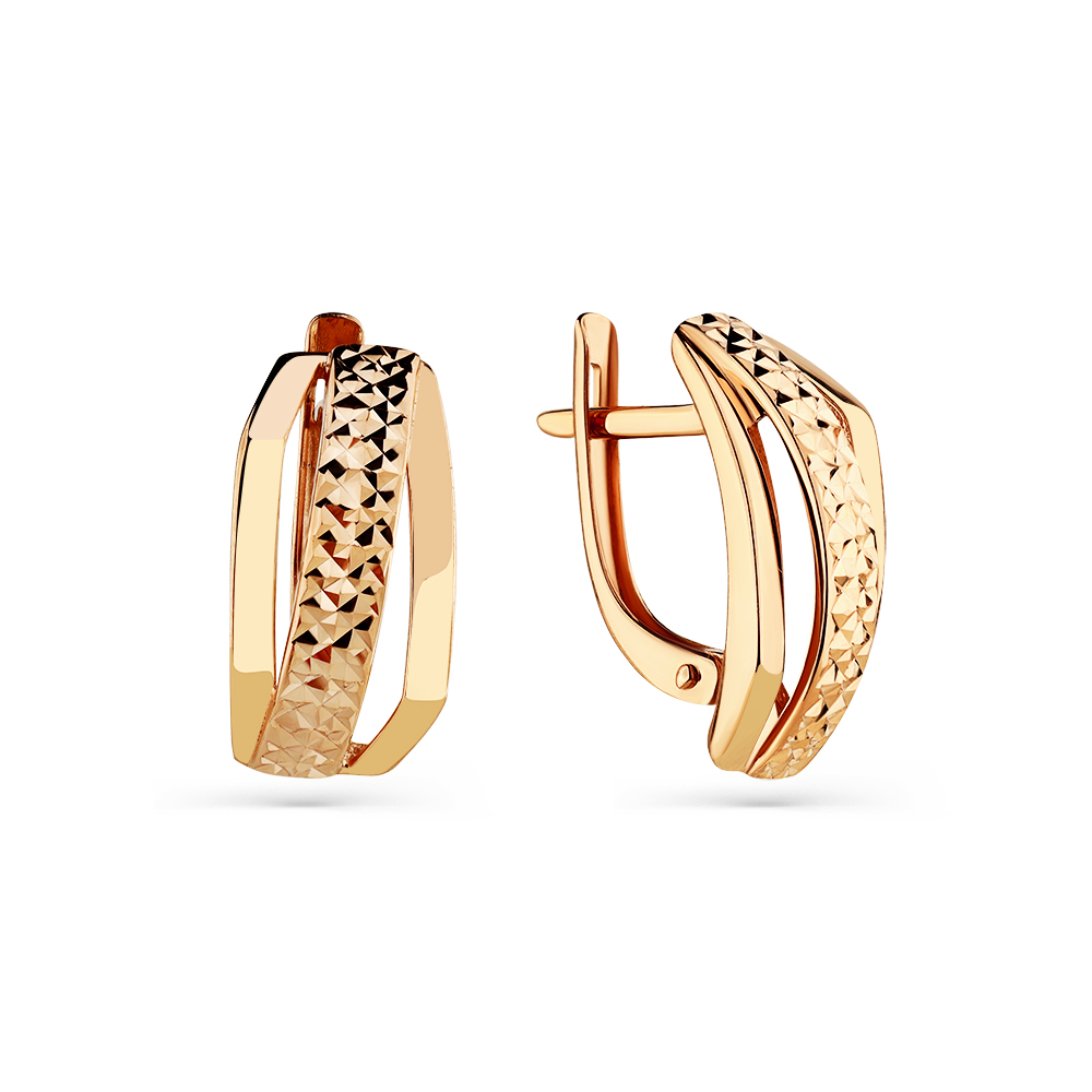 Серьги из красного золота Ювелирное изделие - Серьги из красного золота в магазине Best-Gold 125735