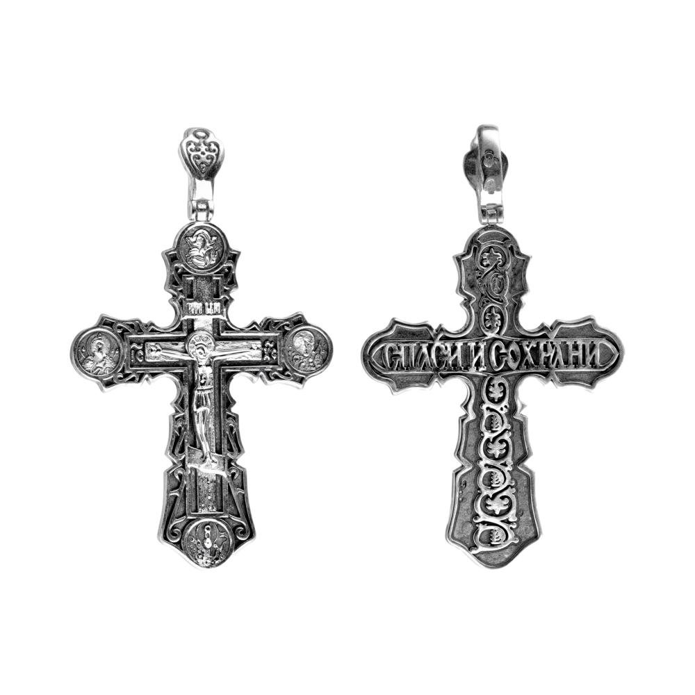 Ювелирное изделие - Крест из серебра в магазине Best-Gold 061660