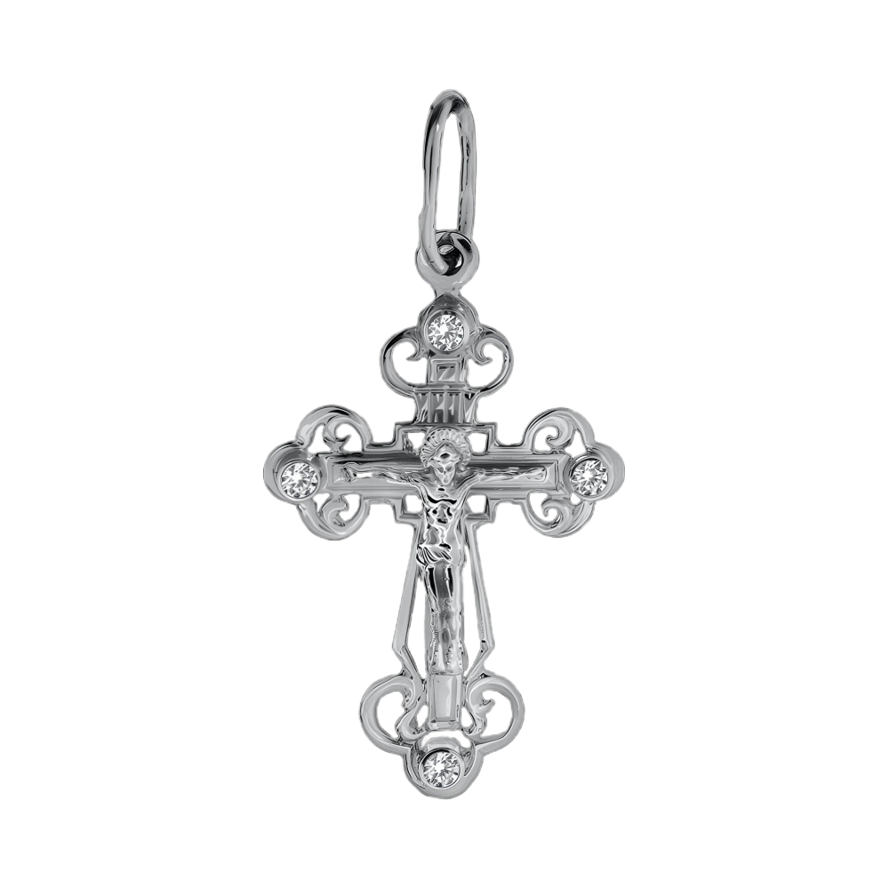 Ювелирное изделие - Подвеска из серебра с фианитами в магазине Best-Gold 154431