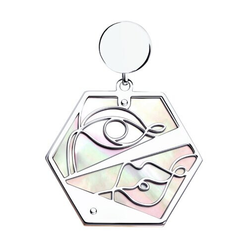 Подвеска из серебра с перламутром Ювелирное изделие - Подвеска из серебра с перламутром в магазине Best-Gold 097793