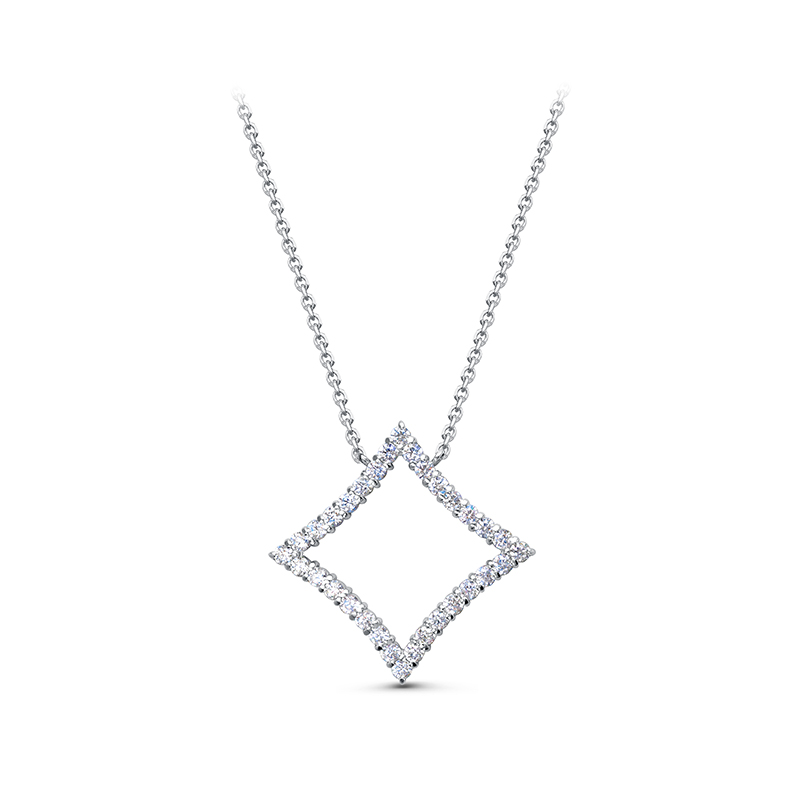 Ювелирное изделие - Колье из серебра с фианитами в магазине Best-Gold 033270
