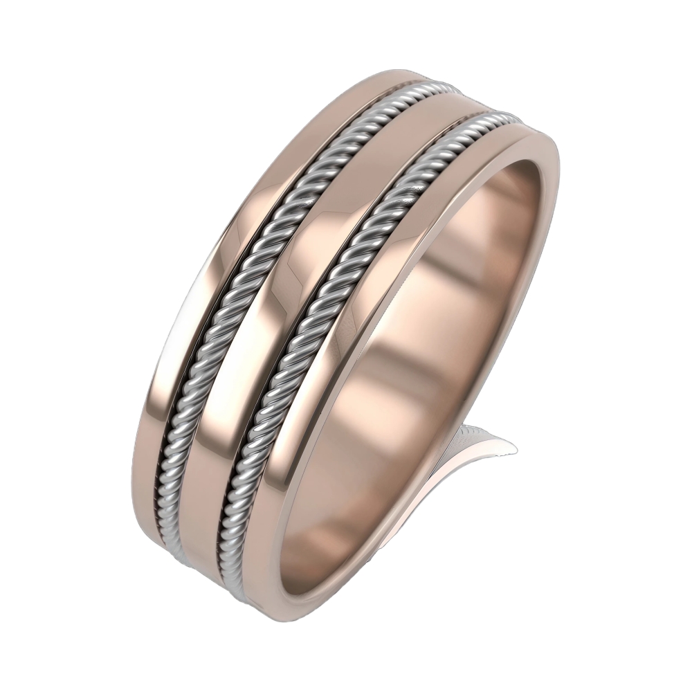 Ювелирное изделие - Обручальное кольцо из красного золота в магазине Best-Gold 030922