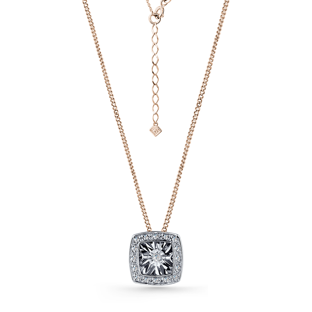 Колье из желтого золота с бриллиантами Ювелирное изделие - Колье из желтого золота с бриллиантами в магазине Best-Gold 134000