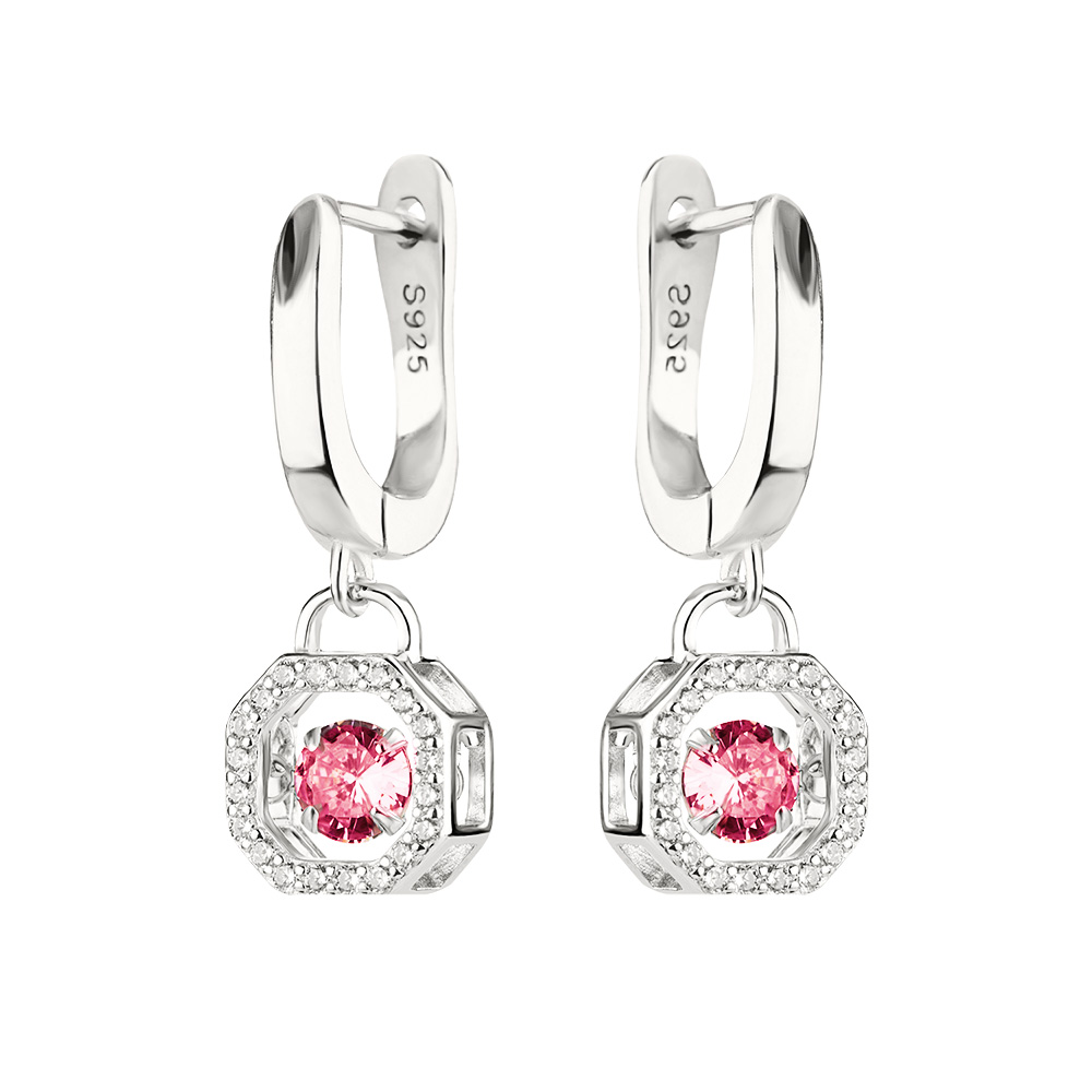 Серьги из серебра с фианитами Ювелирное изделие - Серьги из серебра с фианитами в магазине Best-Gold 120982