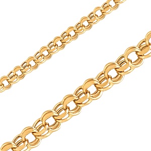 Цепь из красного золота фантазийное плетение Ювелирное изделие - Цепь из красного золота фантазийное плетение в магазине Best-Gold 027788