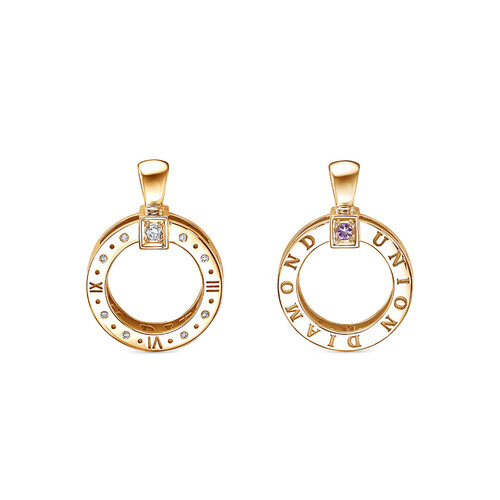 Подвеска из красного золота с бриллиантами Ювелирное изделие - Подвеска из красного золота с бриллиантами в магазине Best-Gold 030619