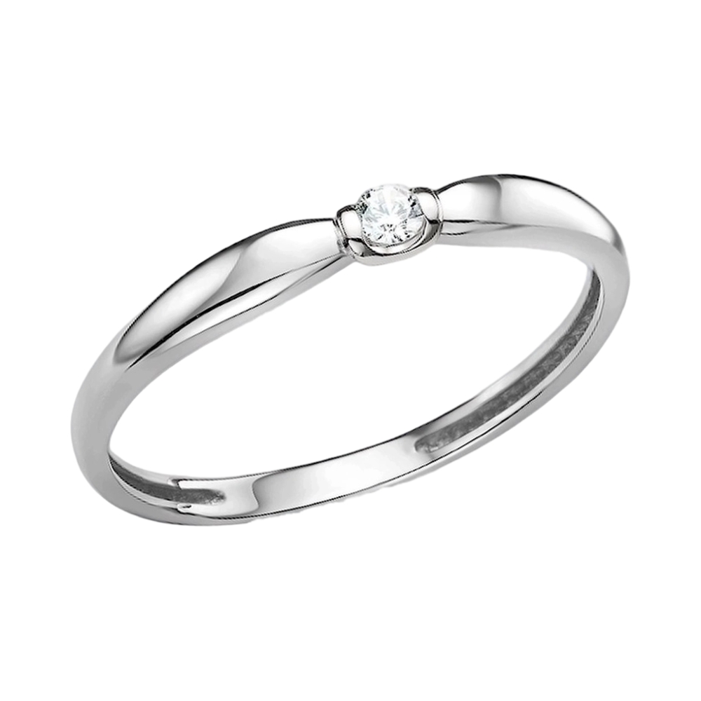 Кольцо помолвочное из белого золота с бриллиантами Ювелирное изделие - Кольцо помолвочное из белого золота с бриллиантами в магазине Best-Gold 144638