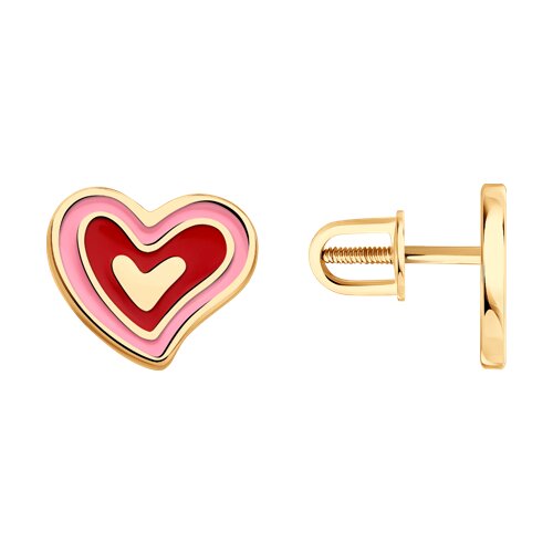 Ювелирное изделие - Серьги из серебра с эмалью в магазине Best-Gold 152744