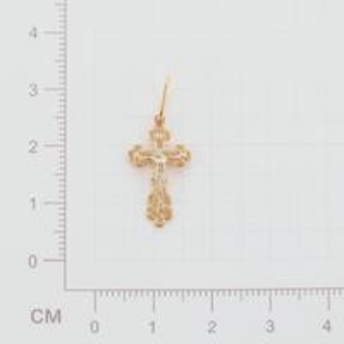 Крест из красного золота Ювелирное изделие - Крест из красного золота в магазине Best-Gold 077676