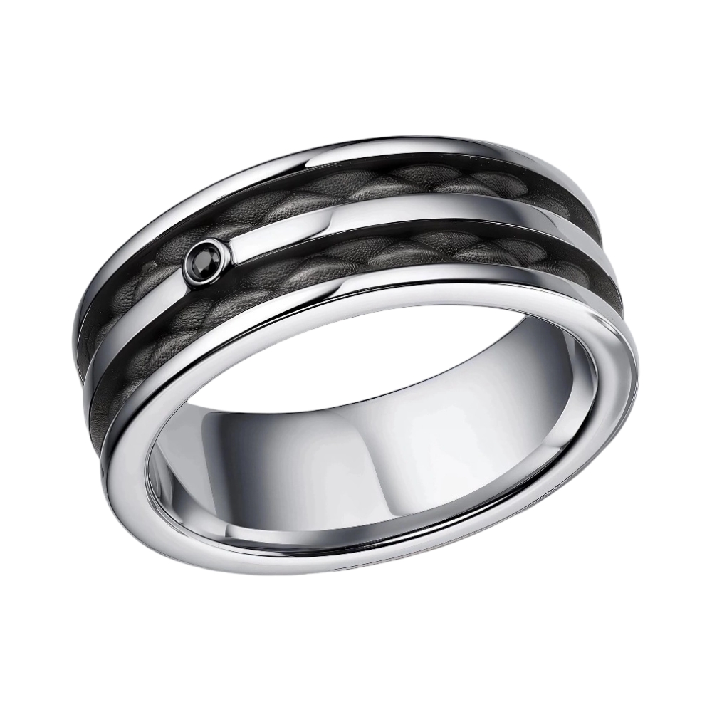 Ювелирное изделие - Кольцо из серебра с бриллиантом в магазине Best-Gold 146617