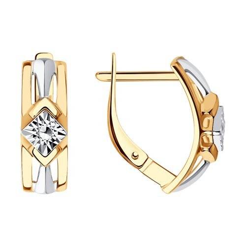 Ювелирное изделие - Серьги из красного золота в магазине Best-Gold 023840