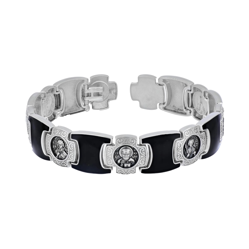 Ювелирное изделие - Браслет из серебра с эмалью в магазине Best-Gold 143472