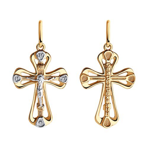 Крест из красного золота