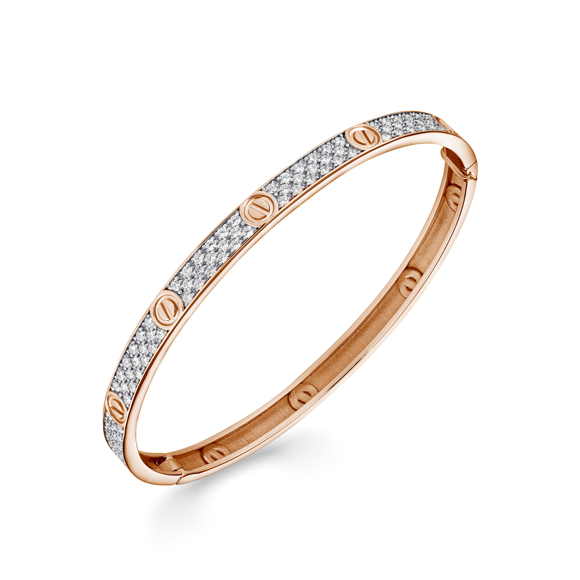 Ювелирное изделие - Браслет из красного золота с фианитами в магазине Best-Gold 141809