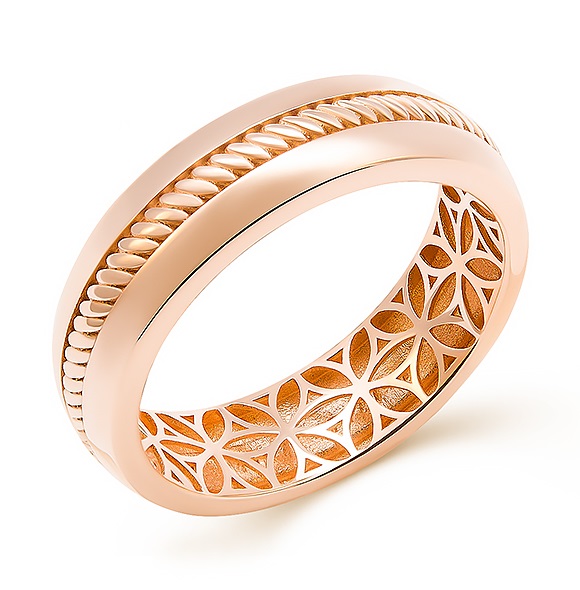 Кольцо из красного золота