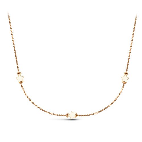 Ювелирное изделие - Колье из красного золота с фианитами в магазине Best-Gold 095303