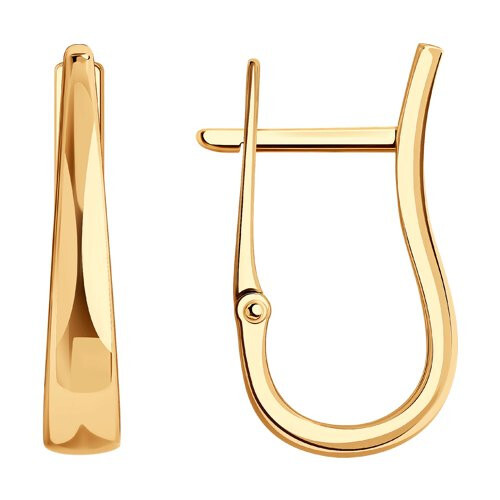 Серьги из красного золота Ювелирное изделие - Серьги из красного золота в магазине Best-Gold 104449