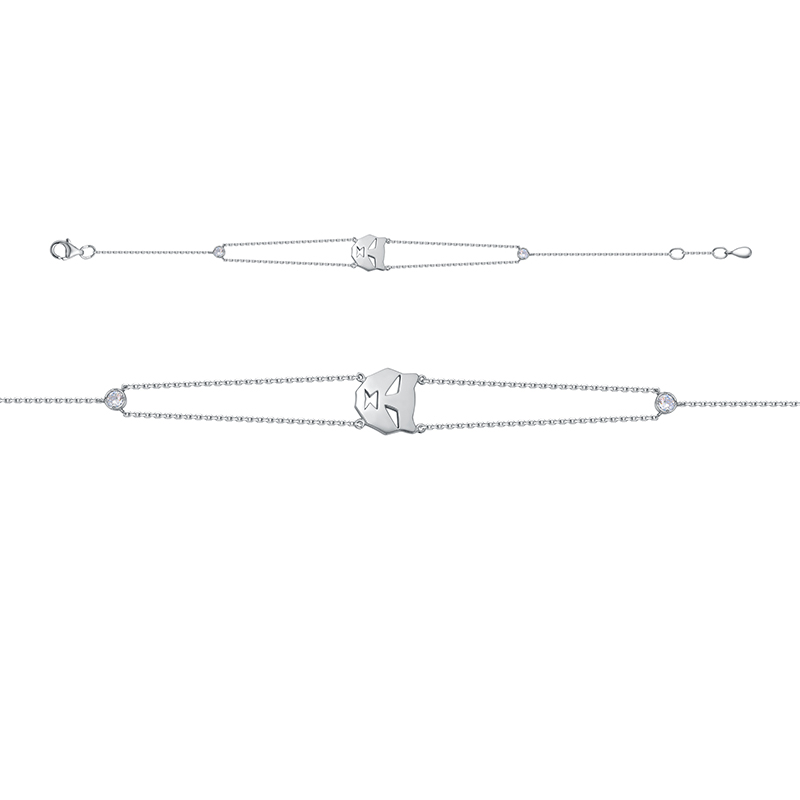 Ювелирное изделие - Браслет из серебра с фианитами в магазине Best-Gold 133275