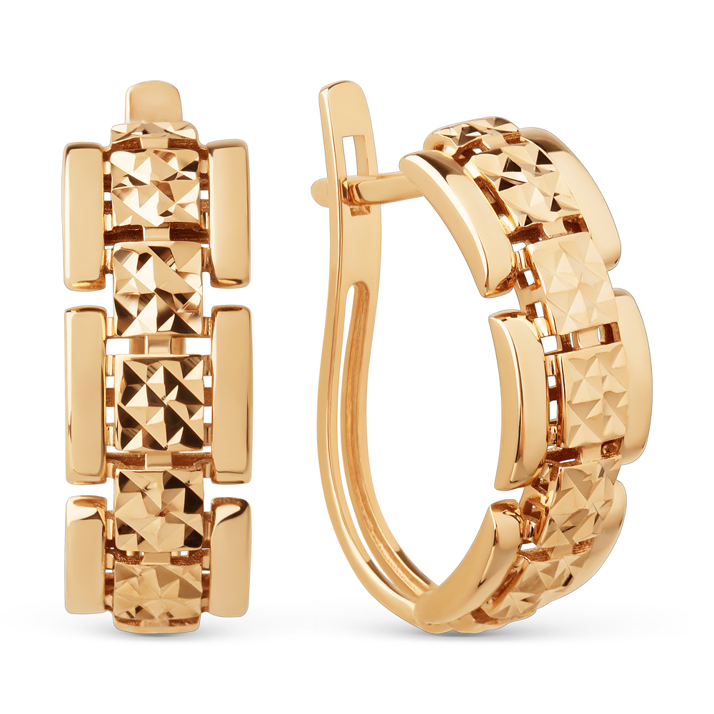 Серьги из красного золота Ювелирное изделие - Серьги из красного золота в магазине Best-Gold 151630