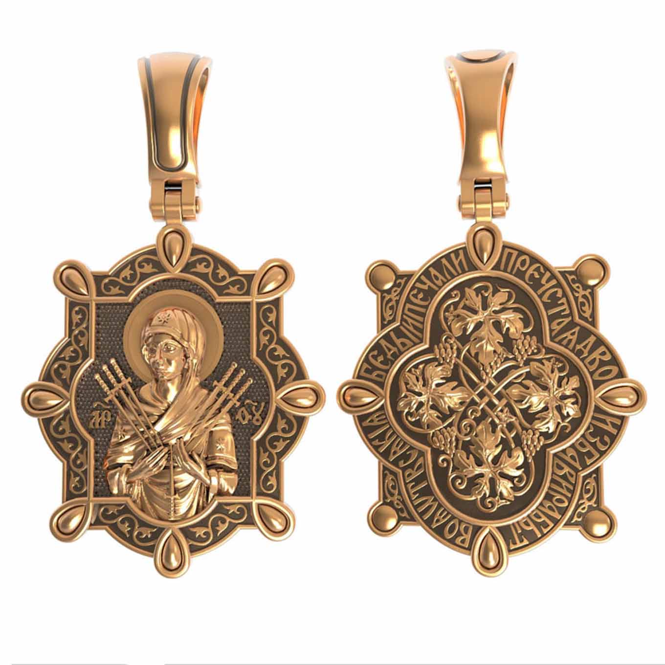 Ювелирное изделие - Подвеска из красного золота в магазине Best-Gold 155045