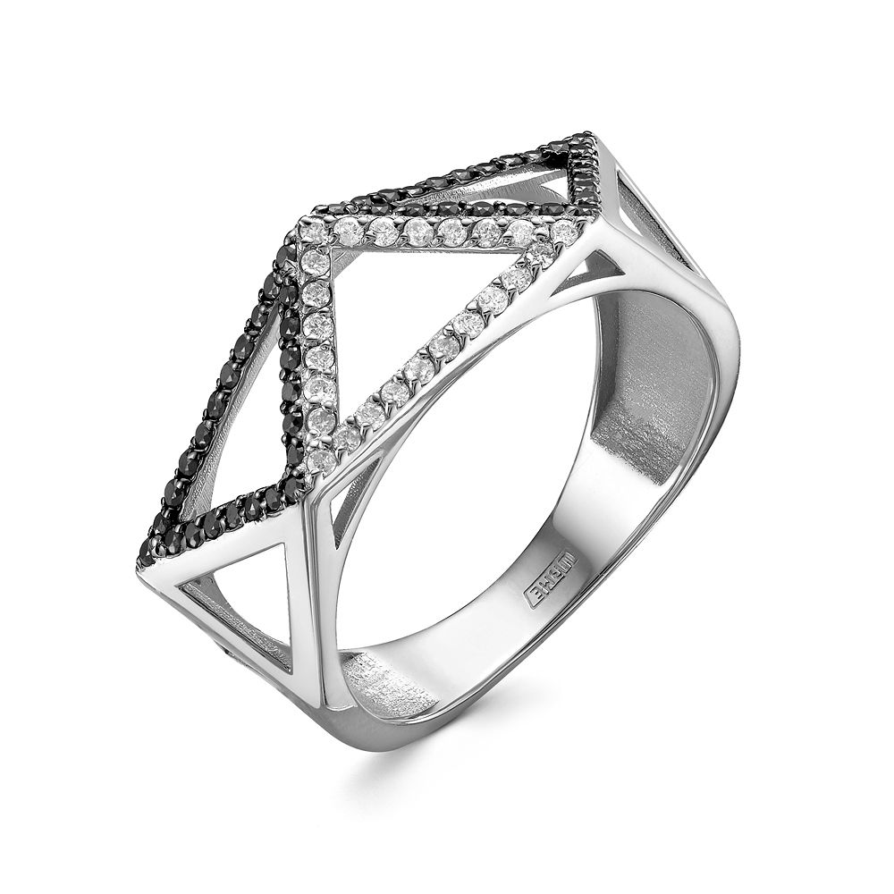 Кольцо из белого золота с бриллиантами Ювелирное изделие - Кольцо из белого золота с бриллиантами в магазине Best-Gold 029163