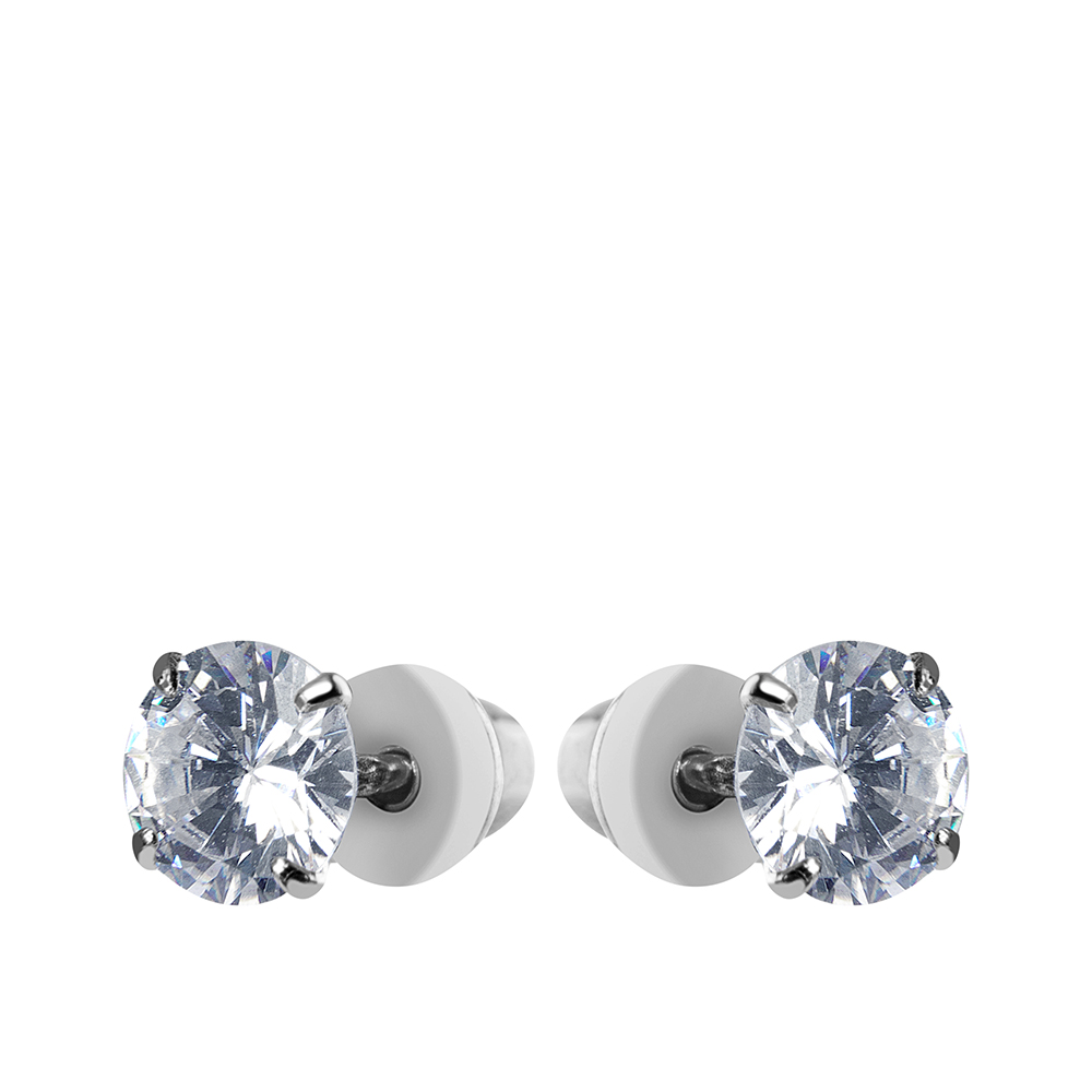 Серьги из серебра с фианитами Ювелирное изделие - Серьги из серебра с фианитами в магазине Best-Gold 061884