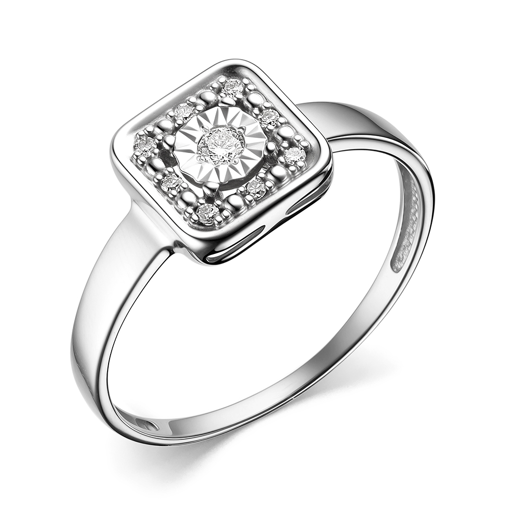 Кольцо из белого золота с бриллиантами Ювелирное изделие - Кольцо из белого золота с бриллиантами в магазине Best-Gold 151205