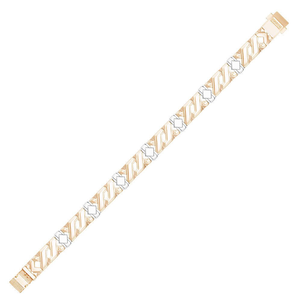Ювелирное изделие - Браслет из комбинированного золота в магазине Best-Gold 076204
