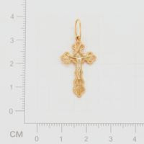 Крест из красного золота Ювелирное изделие - Крест из красного золота в магазине Best-Gold 066926