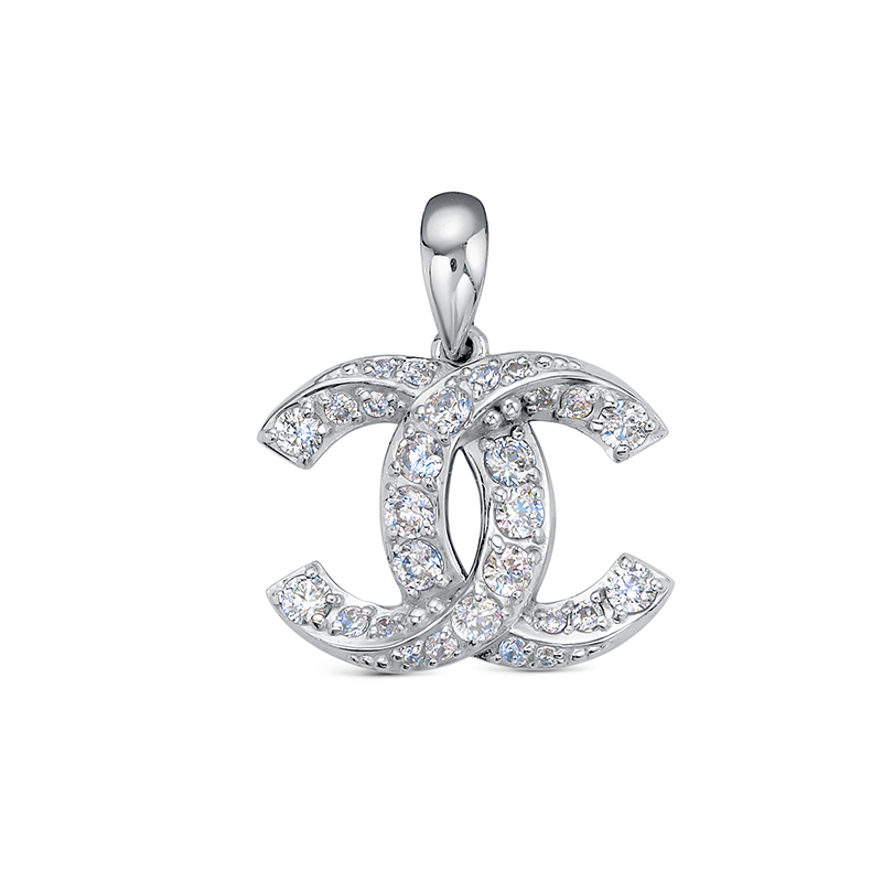 Ювелирное изделие - Подвеска из серебра с фианитами в магазине Best-Gold 133222
