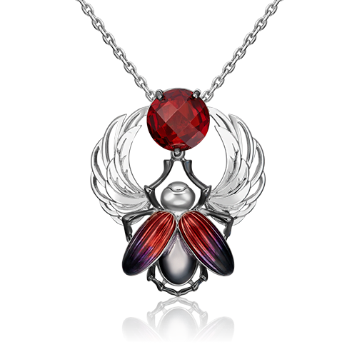 Ювелирное изделие - Подвеска из серебра с фианитами в магазине Best-Gold 071345