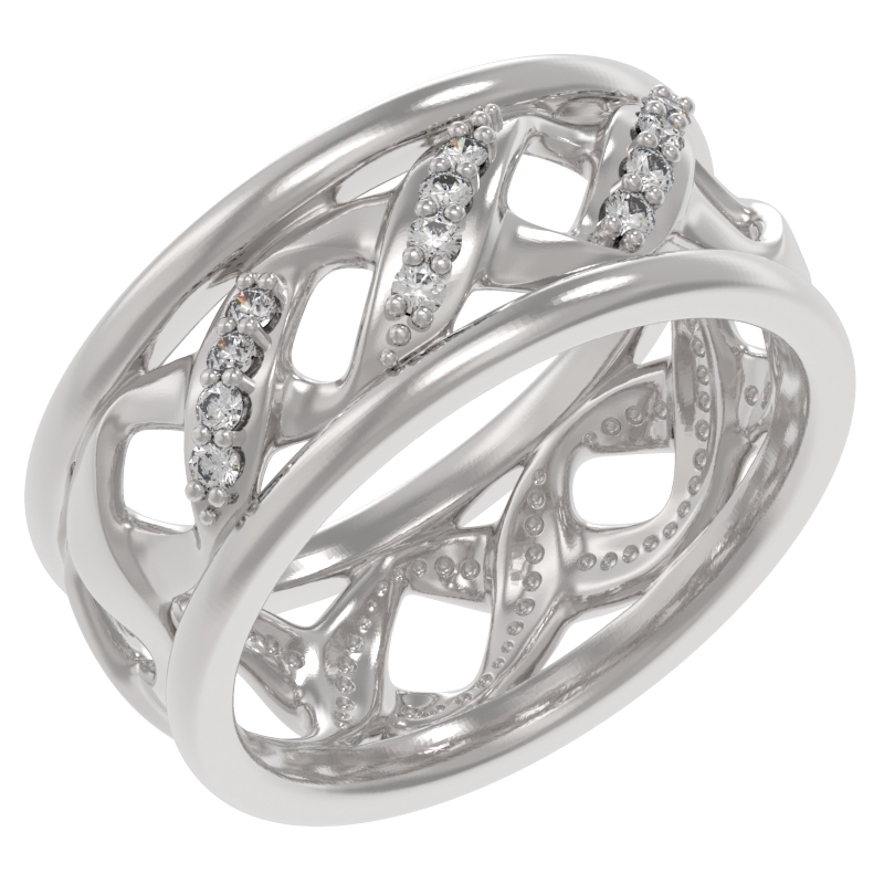 Кольцо из серебра с фианитом Ювелирное изделие - Кольцо из серебра с фианитом в магазине Best-Gold 121652