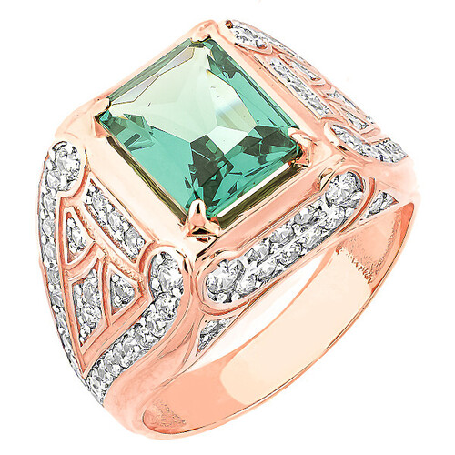 Печатка мужская из серебра с дымчатым кварцем