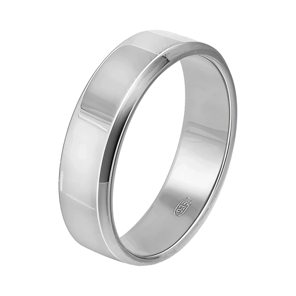 Обручальное кольцо из серебра Ювелирное изделие - Обручальное кольцо из серебра в магазине Best-Gold 134640